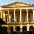 fot: Teatr Skarbkowski we Lwowie - niegdyś największy teatr Europy, wejście główne