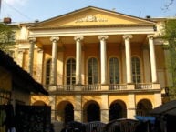 fot: Teatr Skarbkowski we Lwowie - niegdyś największy teatr Europy, wejście główne