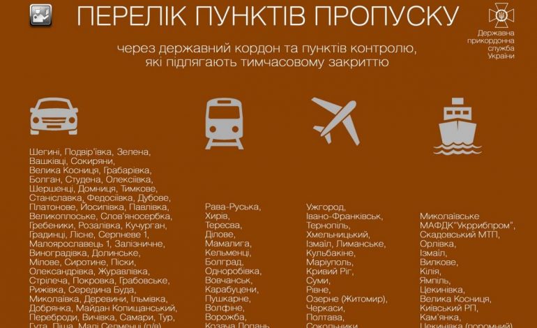 Dzisiaj o północy Ukraina przerwała wszystkie połączenia pasażerskie ze światem