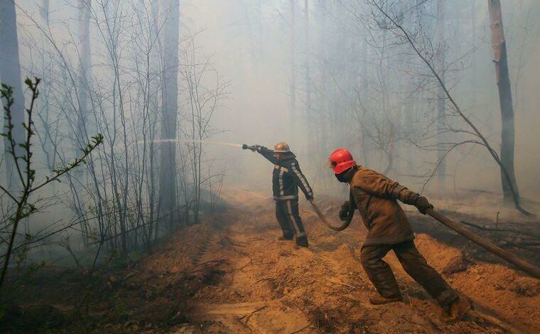 Na Ukrainie wprowadzono najwyższy stopień zagrożenia pożarowego