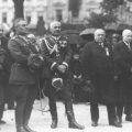 gen. Walerian Czuma w centrum, szósty z lewej