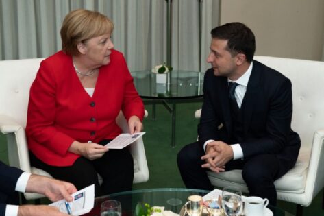 Podczas wizyty w Niemczech Zełenski będzie przekonywał do wstrzymania budowy Nord Stream 2
