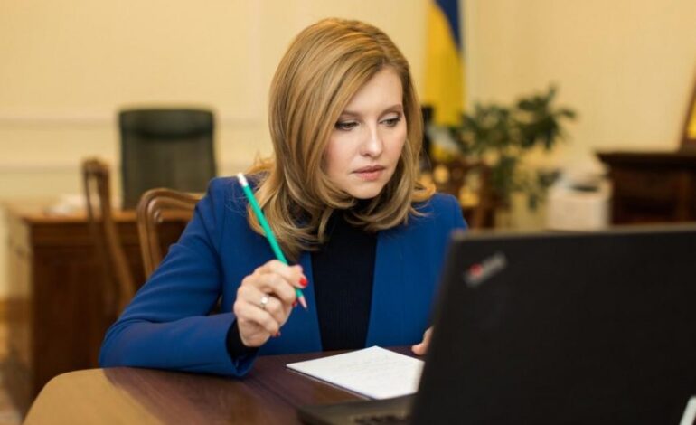 Żona prezydenta Ukrainy Ołena Zełenska przebywa w szpitalu w Kijowie