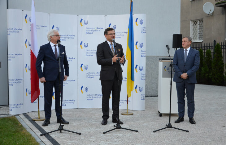 Ambasada Ukrainy w Polsce otworzyła w Warszawie swoją nową siedzibę