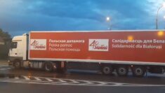 Białoruś nie wpuściła konwoju z pomocą humanitarną od polskiej “Solidarności” Białoruś nie wpuściła konwoju z pomocą humanitarną od polskiej “Solidarności”