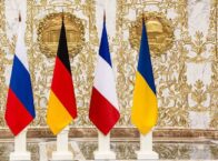 Angela Merkel i Emmanuel Macron wezwali Putina do spełnienia zobowiązań w sprawie stabilizacji sytuacji w Donbasie i wzięcia udziału w nowym szczycie formuły normandzkiej