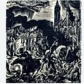 Rzeź wileńskich zakonników przez Rosjan w 1655 r. Grafika Stanisława Żukowskiego, Kujawsko – Pomorska Biblioteka Cyfrowa