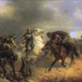 Potyczka z Tatarami, obraz Maksymiliana Gierymskiego z 1867