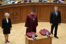 Przewodniczący Sądu Konstytucyjnego Ukrainy zareagował na postawione mu zarzuty