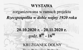 [NASZ PATRONAT] „Rzeczpospolita w 1920 roku. Konteksty” – wystawa w Domu Polonii w Zamku w Pułtusku