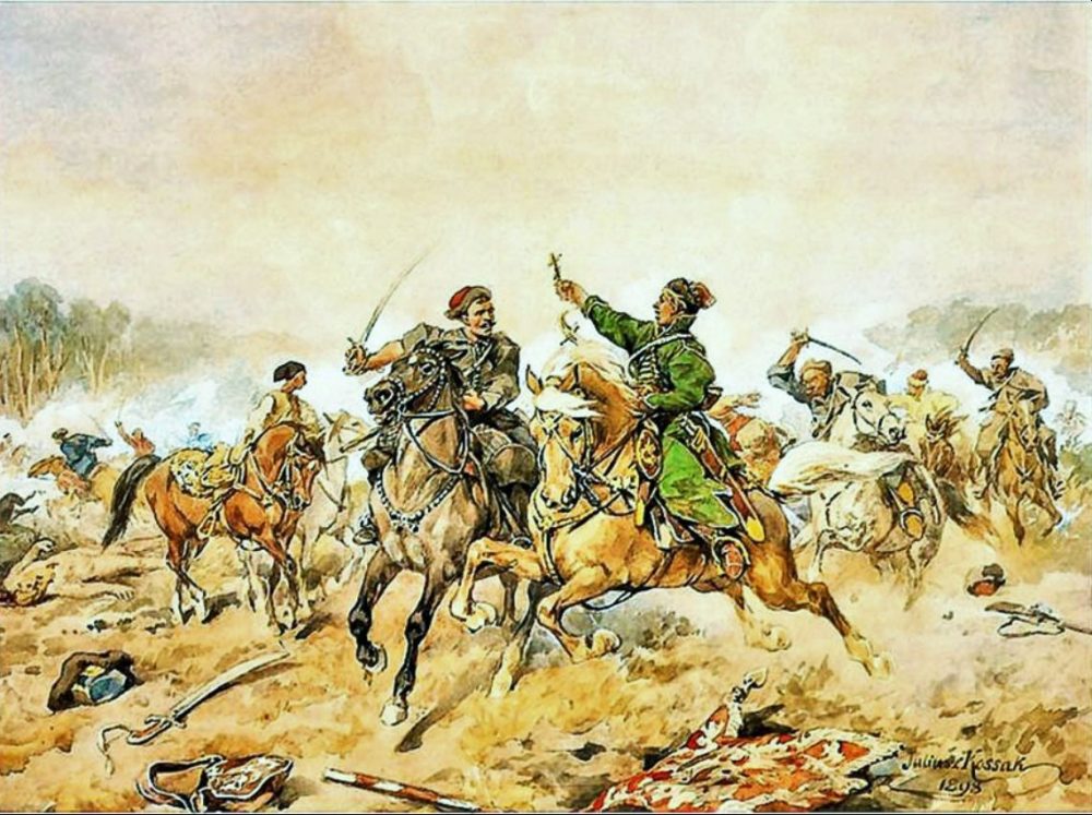 Jan Chryzostom Pasek pod Lachowiczami, obraz Juliusza Kossaka/ Domena publiczna