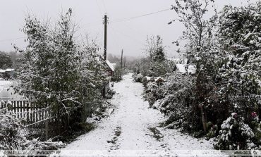 Na Białorusi spadł pierwszy śnieg