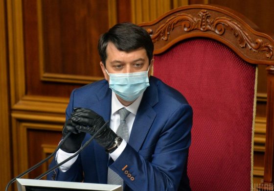 Na chorobę koronawirusową zachorował przewodniczący Rady Najwyższej Ukrainy Dmytro Razumkow