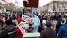 W Kijowie trwa protest przedsiębiorców przeciwko obostrzeniom kwarantanny