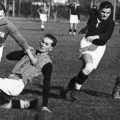 Mecz WSK Kotwica Pińsk z Czarnymi Lwów we Lwowie (1935) Fot: (NAC)