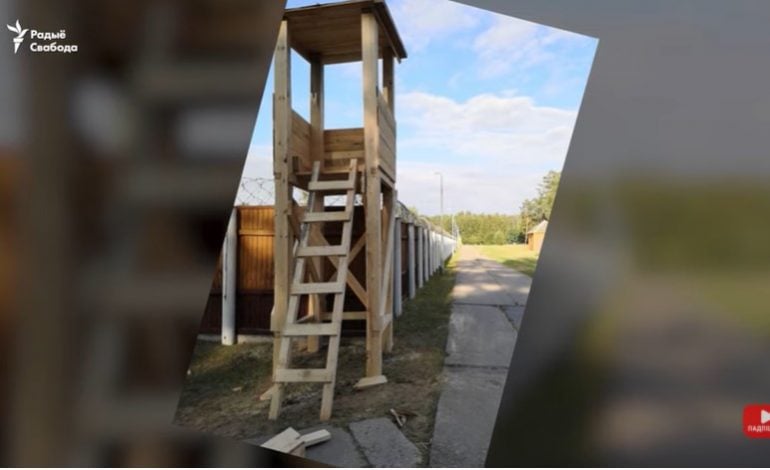 „Przygotowywaliśmy się na przyjęcie 2 tysięcy osób”. W sieci pokazano zdjęcia łagru dla protestujących Białorusinów