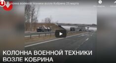 Kolumny transporterów opancerzonych zmierzają w kierunku Mińska. Dziś Dzień Wolności (WIDEO)