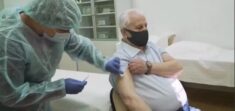 Leonid Krawczuk zaszczepił się przeciwko koronawirusowi