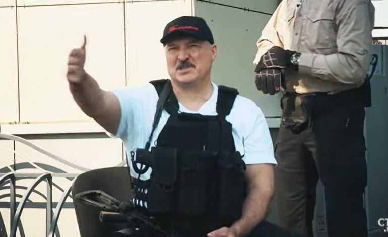 Podpułkownik Łukaszenka mianował syna na generała