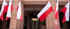 Wejście do gmachu MSZ