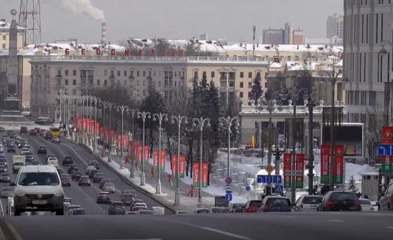 „Rosyjscy rodacy” na Białorusi poparli wojnę na Ukrainie