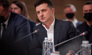 Kancelaria Prezydenta Ukrainy zareagowała na wideokonferencję Putina z Merkel i Macronem