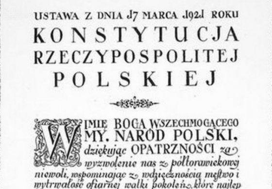100 lat temu uchwalono Konstytucję marcową