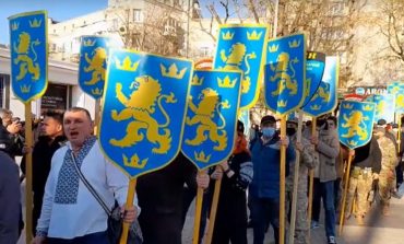 W Kijowie odbył się marsz w rocznicę utworzenia dywizji SS „Galizien”
