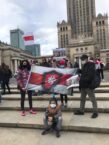 Rodzina Polki z Białorusi uwięzionej w Mińsku pikietuje w Warszawie