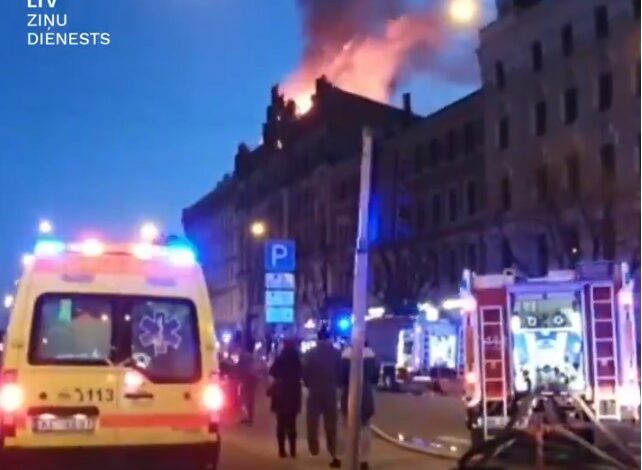 Zatrzymano trzy osoby w sprawie tragicznego pożaru w nielegalnym hostelu w Rydze