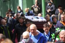 Białorusini pożegnali zamordowanego w kolonii karnej opozycjonistę