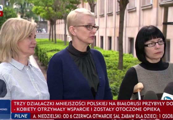 Uwolnione działaczki polonijne z Białorusi: Wiedziałyśmy, że Polska nas nie zostawi