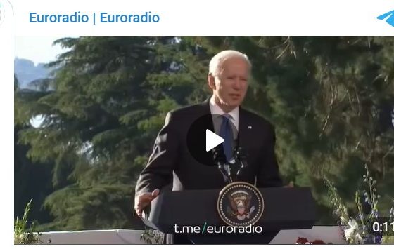 Biden, Putin, Białoruś