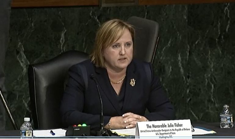 Białoruś wycofała swoją zgodę na mianowanie Julie Fisher ambasadorem USA w Mińsku