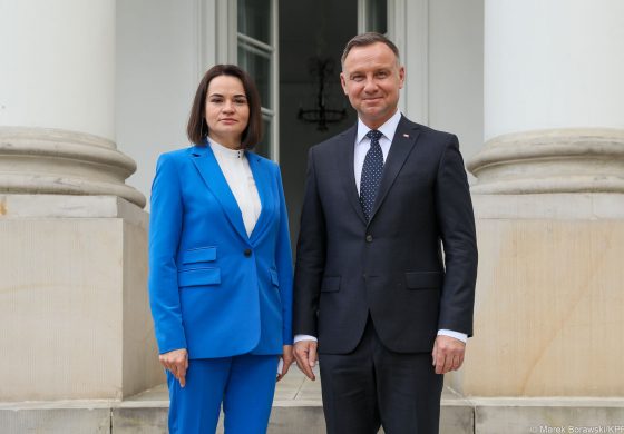 Tichanowska w Belwederze. Z polskim prezydentem rozmawiała min. o uznaniu reżimu Łukaszenki za terrorystyczny