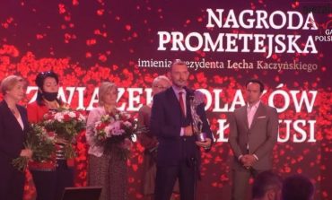 Związek Polaków na Białorusi z Nagrodą Prometejską im. Lecha Kaczyńskiego (FOTO, WIDEO)