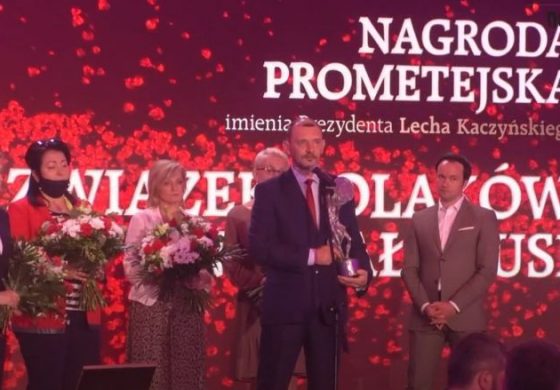 Związek Polaków na Białorusi z Nagrodą Prometejską im. Lecha Kaczyńskiego (FOTO, WIDEO)