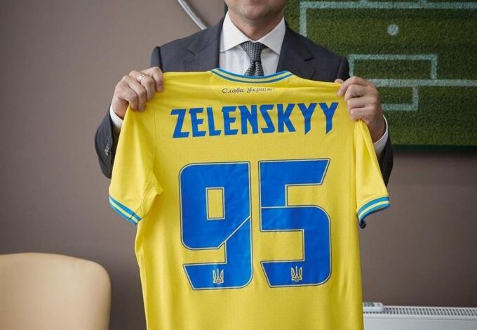 Zełenski pochwalił nowe stroje reprezentacji Ukrainy w piłce nożnej