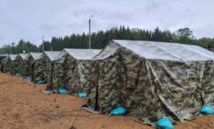 Zamieszki w ośrodku dla nielegalnych migrantów na Litwie. Padły strzały! Zamieszki w ośrodku dla nielegalnych migrantów na Litwie. Padły strzały!