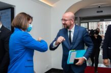 Liderka białoruskiej opozycji omówiła pomoc dla Białorusinów z przewodniczącym Rady Europejskiej