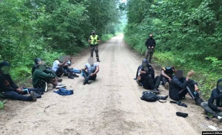 Władze Litwy ogłosiły, kto stoi za organizacją napływu nielegalnych imigrantów z Białorusi