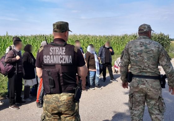 Polska Straż Graniczna zatrzymała 62 osoby za nielegalne przekroczenie granicy polsko-białoruskiej