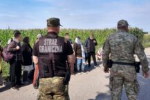 Polska Straż Graniczna zatrzymała 62 osoby za nielegalne przekroczenie granicy polsko-białoruskiej
