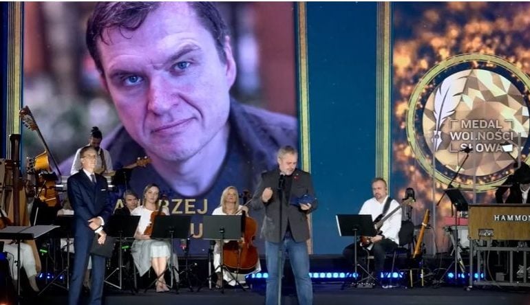 Andrzej Poczobut laureatem Medalu Wolności Słowa