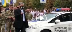 Były prezydent Ukrainy Petro Poroszenko zaatakowany w Kijowie (WIDEO)