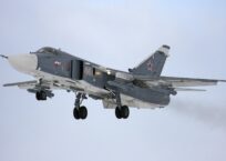Pod Permem rozbił się bombowiec Su-24. To piąta w tym miesiącu katastrofa samolotu sił zbrojnych Rosji