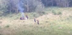 Polscy pogranicznicy uratowali przed śmiercią w bagnie 12 nielegalnych migrantów, w tym dzieci