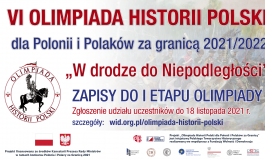 Ruszyła rekrutacja do VI. Olimpiady Historii Polski dla Polonii i Polaków za granicą