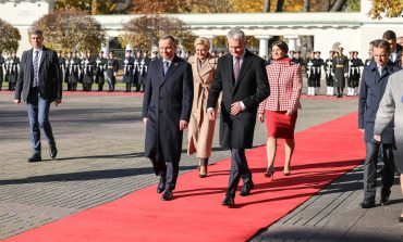Para Prezydencka uroczyście rozpoczęła wizytę na Litwie
