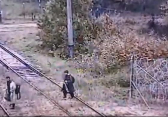 Tak wygląda chrona granicy w wydaniu białoruskich służb (WIDEO)